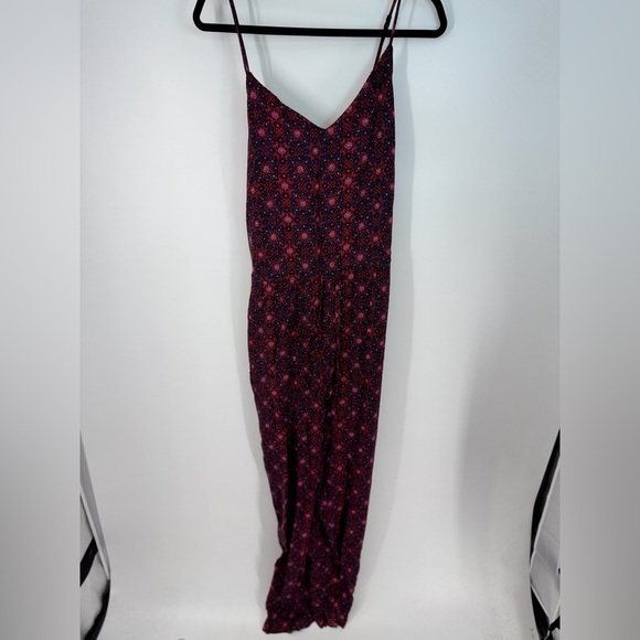 Free People Floral Adjustable Strap Colorful Jumpsuit - Picture 3 of 3